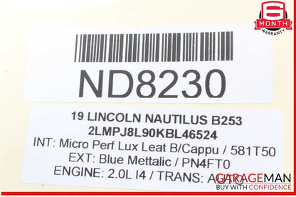 19-23 Lincolng Nautilus Sunroof Sun Roof Moon Roof Moonroof Motor 10021444D OEM