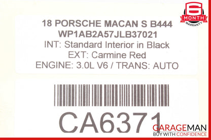15-18 Porsche Macan S Power Brake Booster Master Cylinder Reservoir OEM