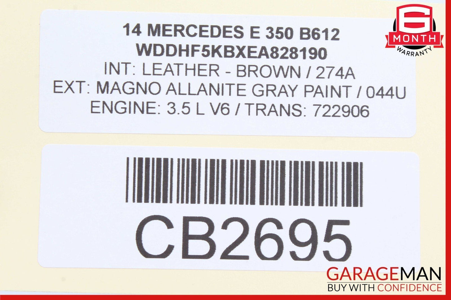 10-16 Mercedes W212 E350 E550 Front Left Driver Side Lower Control Arm RWD OEM