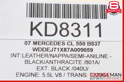 07-14 Mercedes W216 CL550 CL63 AMG Front Right Passenger Seat Control Module OEM