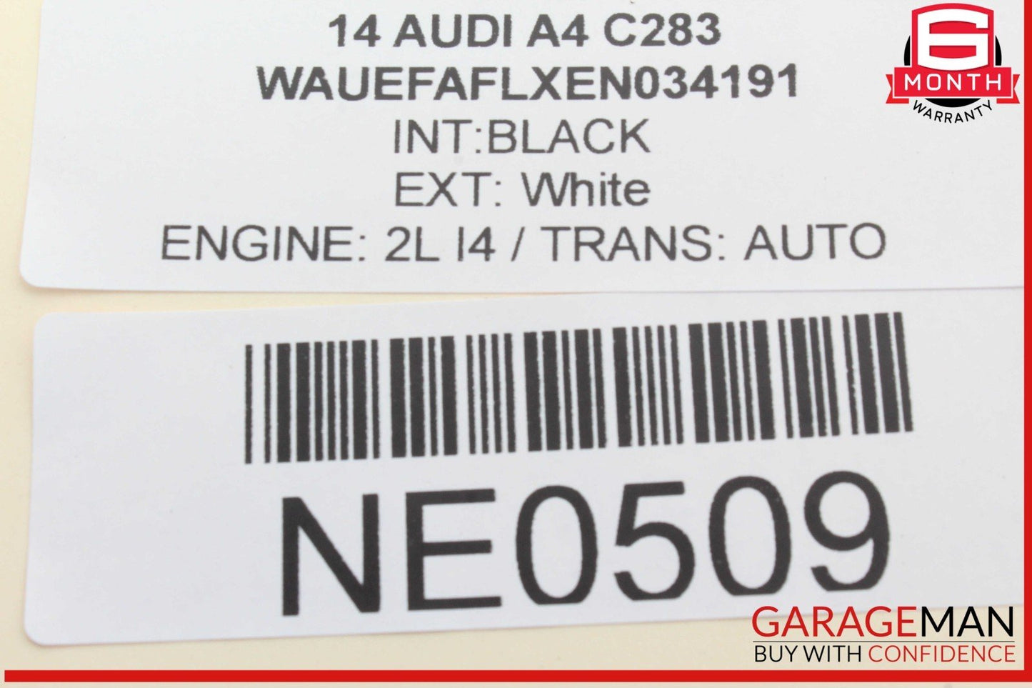 09-17 Audi A4 Q5 Rear Trunk Release Handle w/ Back Up View Camera OEM