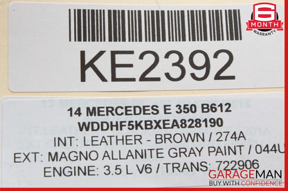 12-16 Mercedes X166 GL450 E350 GLK350 ECU Engine Control Module Unit OEM