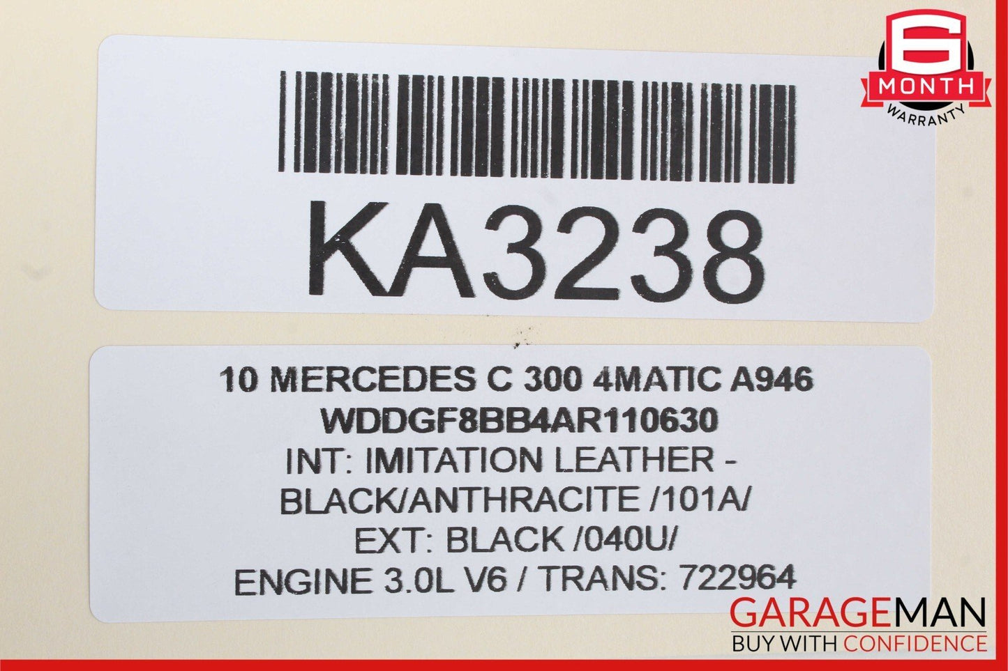 08-11 Mercedes W204 C300 C250 Front Left Driver Side Exterior Door Handle OEM