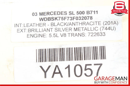03-06 Mercedes R230 SL500 Front Left Side RWD Wheel Spindle Knuckle Hub Bearing