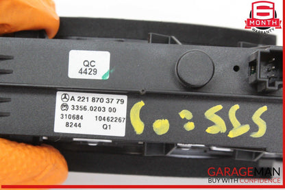 07-14 Mercedes W221 S550 ESP Parking Assist Suspension Control Switch OEM