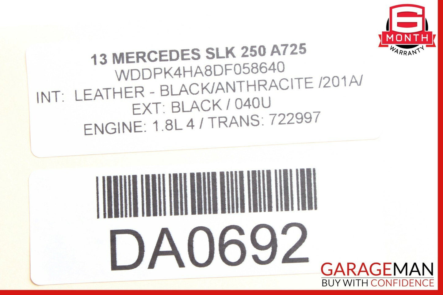 10-18 Mercedes R172 SLK250 CLS400 Front Left Seat Control Module 1729007500 OEM