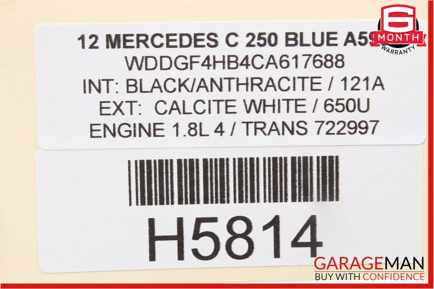 08-15 Mercedes W204 C250 Front Left Driver Side Door Controller Module Unit