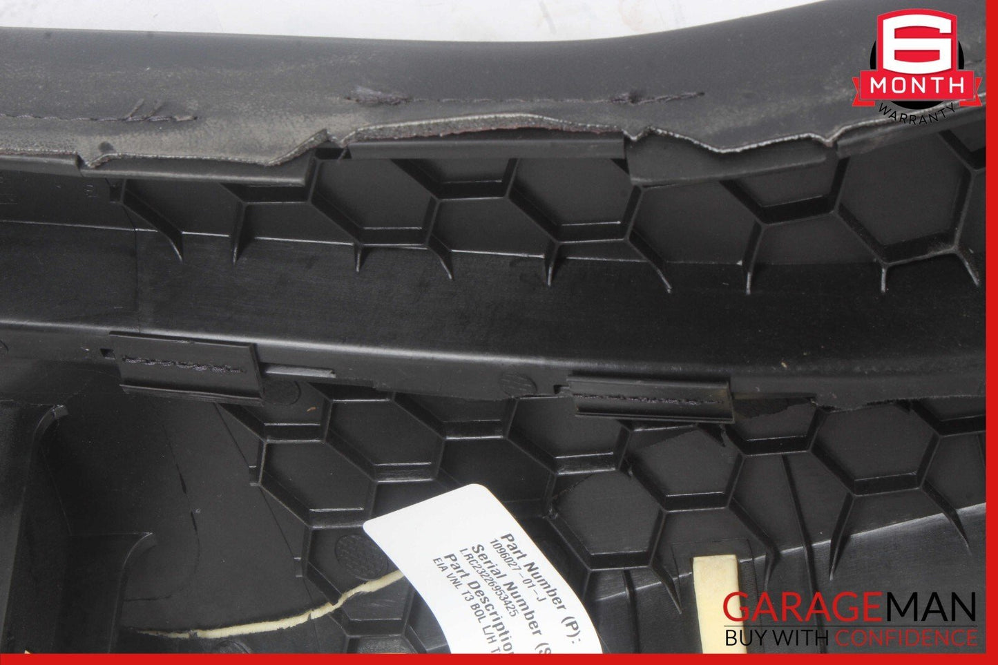 17-23 Tesla Model 3 Rear Right Passenger Seat Bolster Black 1096027-01-J OEM