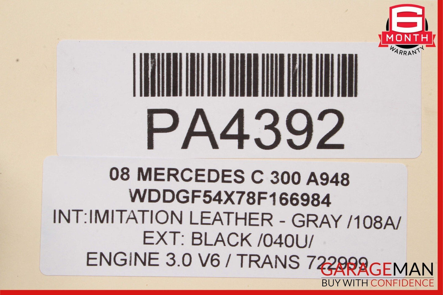 08-18 Mercedes E350 C300 Engine Radiator Cooling Fan Motor Shroud Assembly