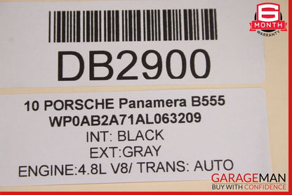 10-16 Porsche Panamera 970 Rear Right Side Door Window Regulator Carrier Assy