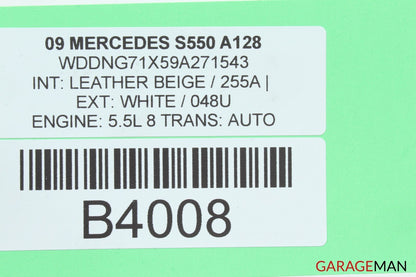 07-09 Mercedes W221 S550 Dash Board Dashboard Center Bezel Trim Cover Panel A128