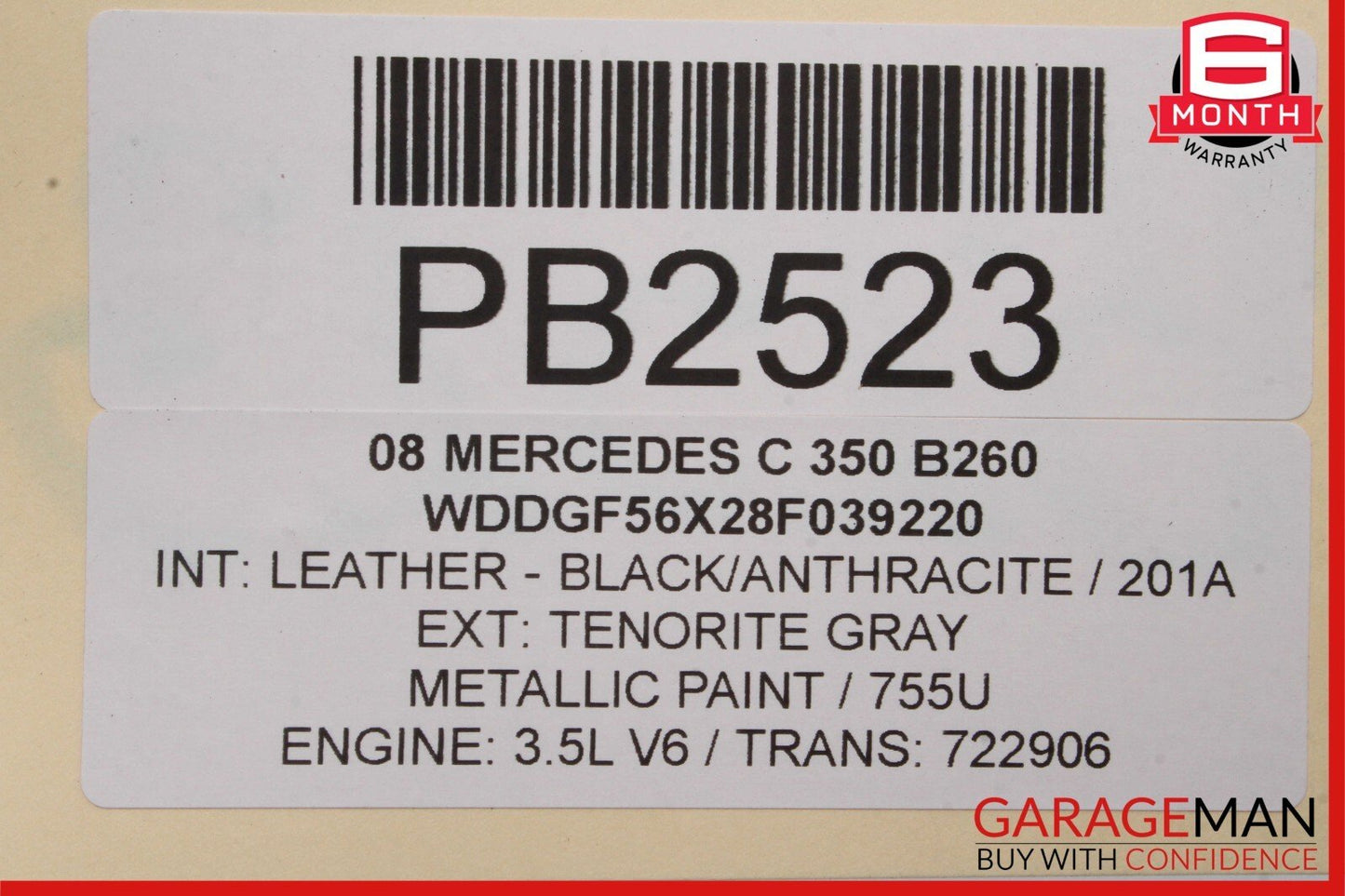 08-16 Mercedes W204 C350 E350 RWD Rear Differential Diff Axle Carrier 2.82 OEM