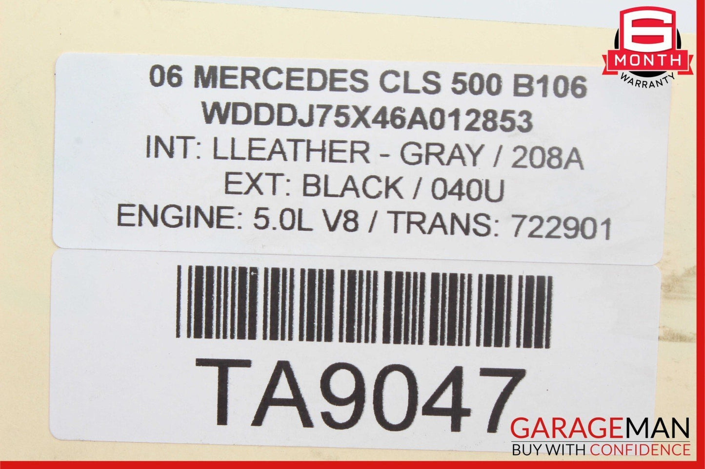 06-11 Mercedes W219 CLS500 Front Right Passenger Side Lower Control Arm OEM