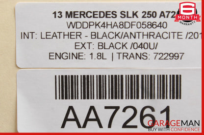 03-09 Mercedes R172 SLK250 Rear Right Passenger Side Lower Thrust Control Arm