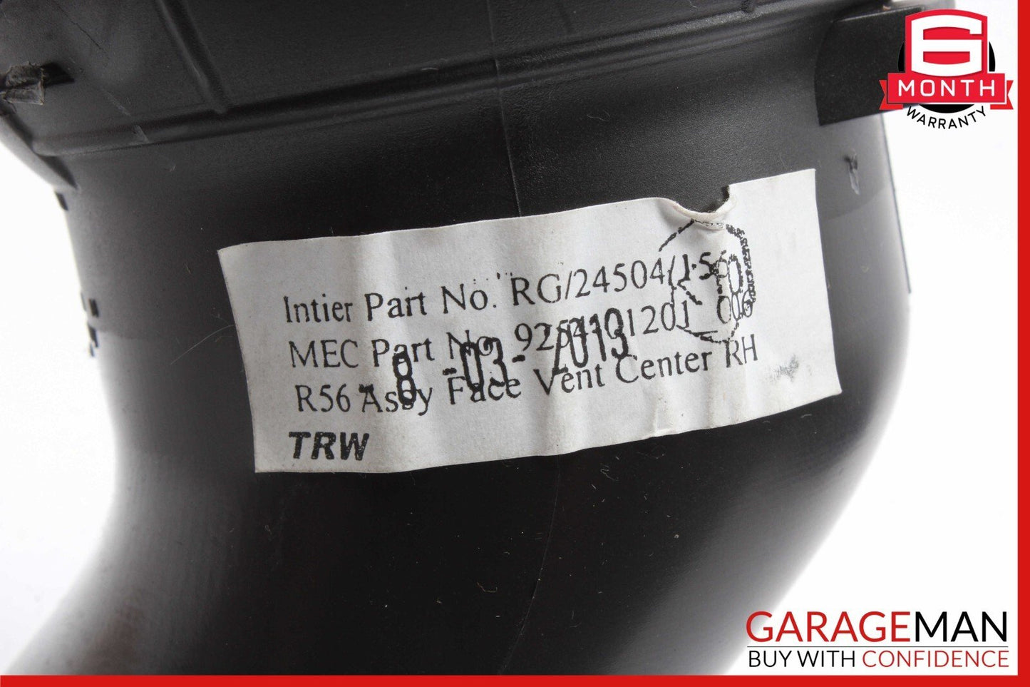 07-15 Mini Cooper Right Center Dash Middle Vent A/C AC RG/24504/156 OEM