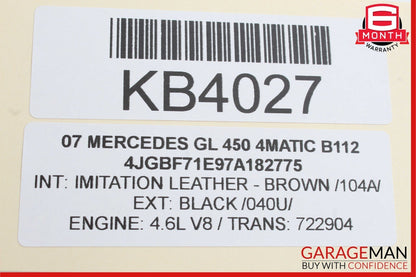 03-11 Mercedes X164 GL450 4MATIC Front Left Side Seat Control Module Unit OEM