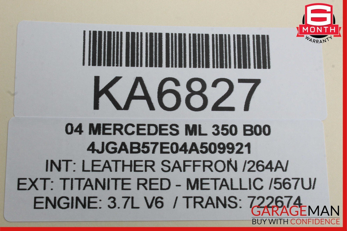 98-05 Mercedes W163 ML350 Front Right Side Daytime Running Fog Light Lamp OEM