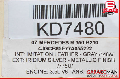 03-12 Mercedes W251 R350 CLS500 SLK280 Front Left Side Seat Control Module OEM