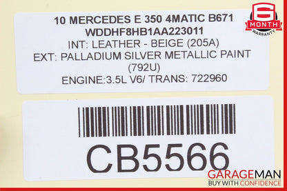 10-13 Mercedes W212 E350 Dashboard Dash Wood Trim Cover Molding Panel Set OEM