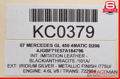 06-12 Mercedes X164 GL450 CLS550 Front Right Passenger Bumper Fog Light Lamp OEM