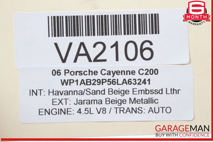 03-10 Porsche Cayenne 955 957 Front Prop Propeller Drive Axle Shaft Driveshaft