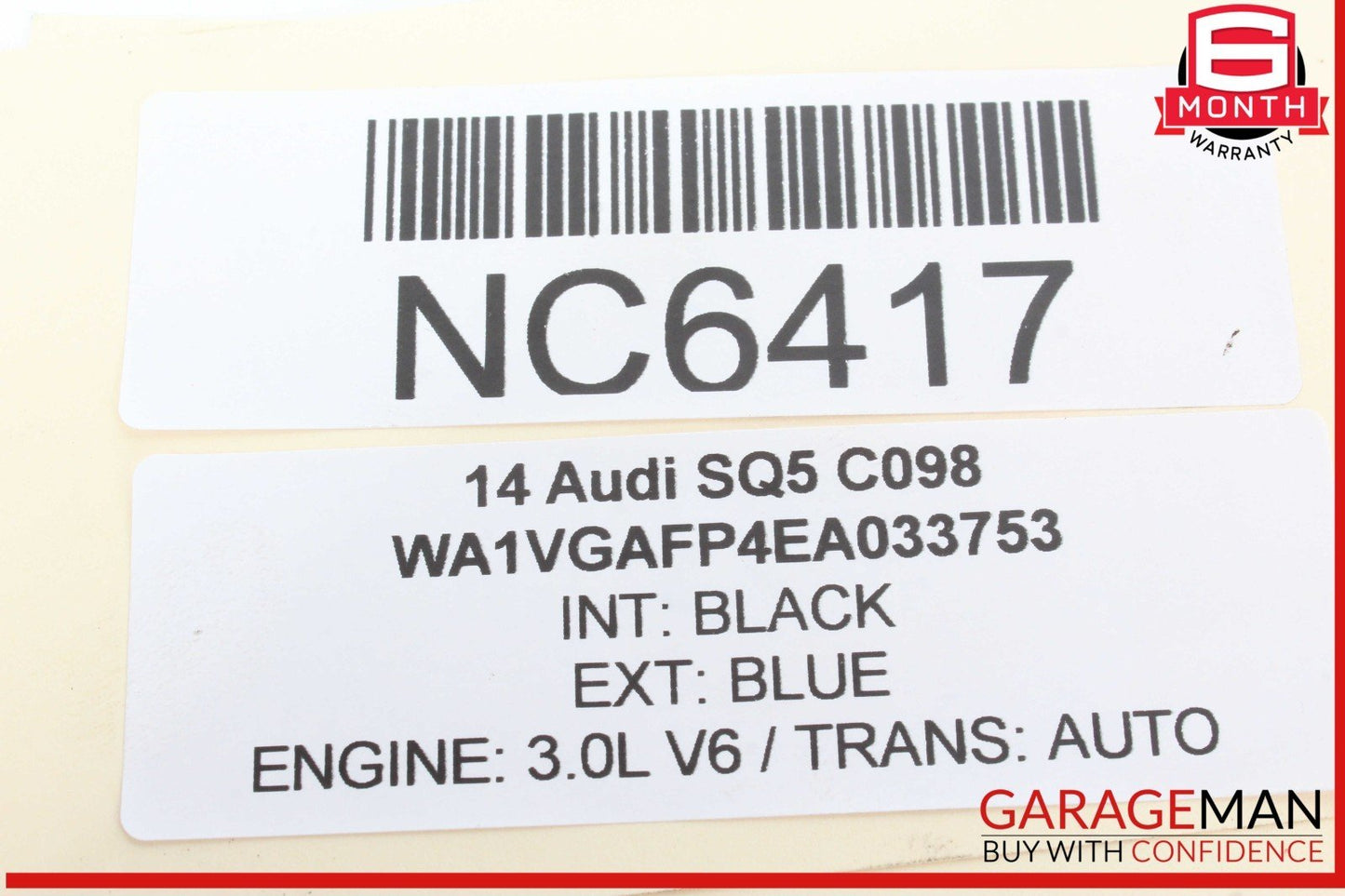 14-16 Audi SQ5 Trunk Fuse Box Panel 8K0971845 OEM