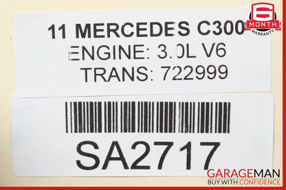 Mercedes W204 SLK280 C300 Complete Engine Motor Block Assembly RWD OEM 185k