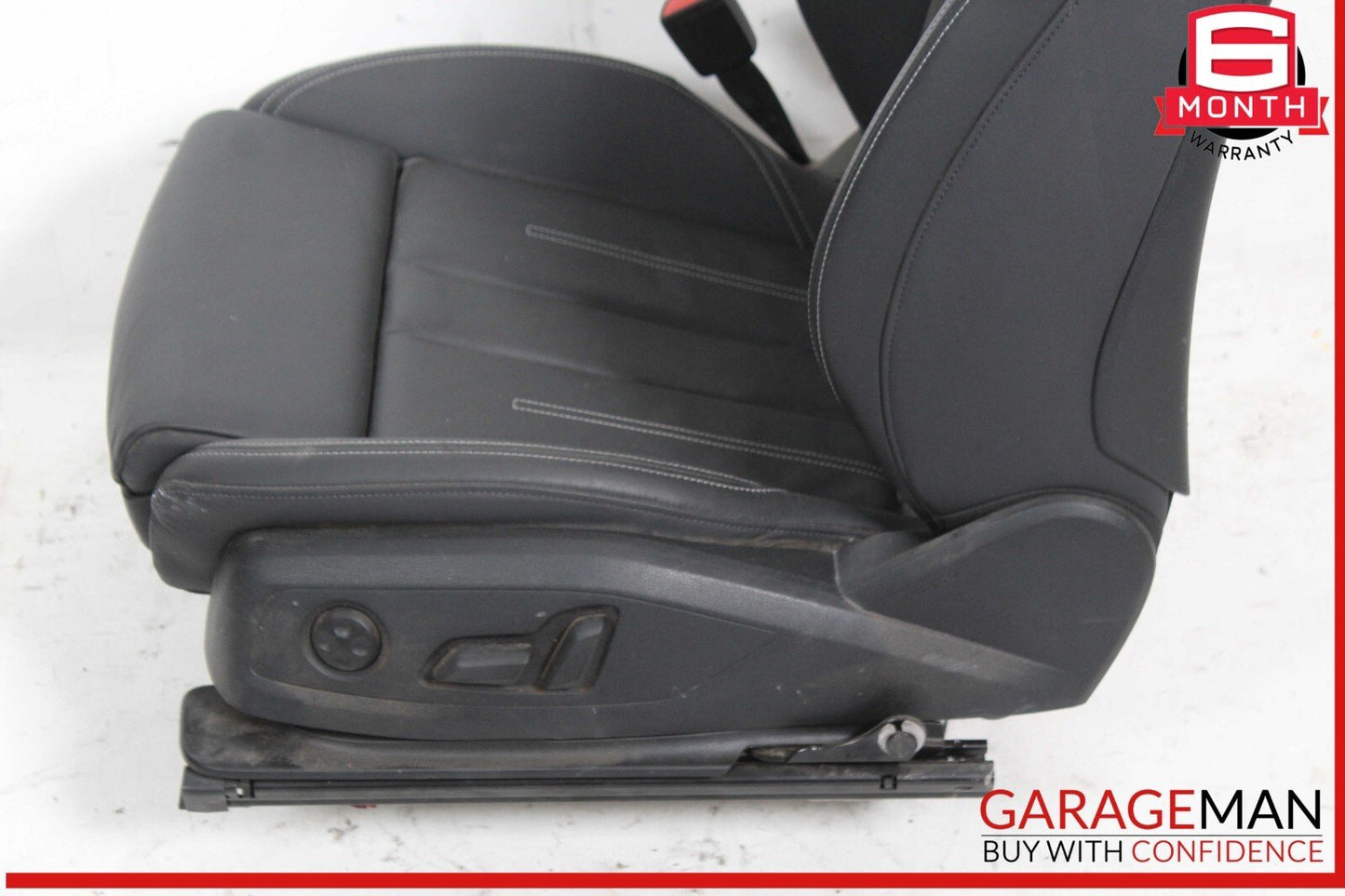 17-24 Audi A4 Front Left Driver Side Seat Cushion Cover Black OEM