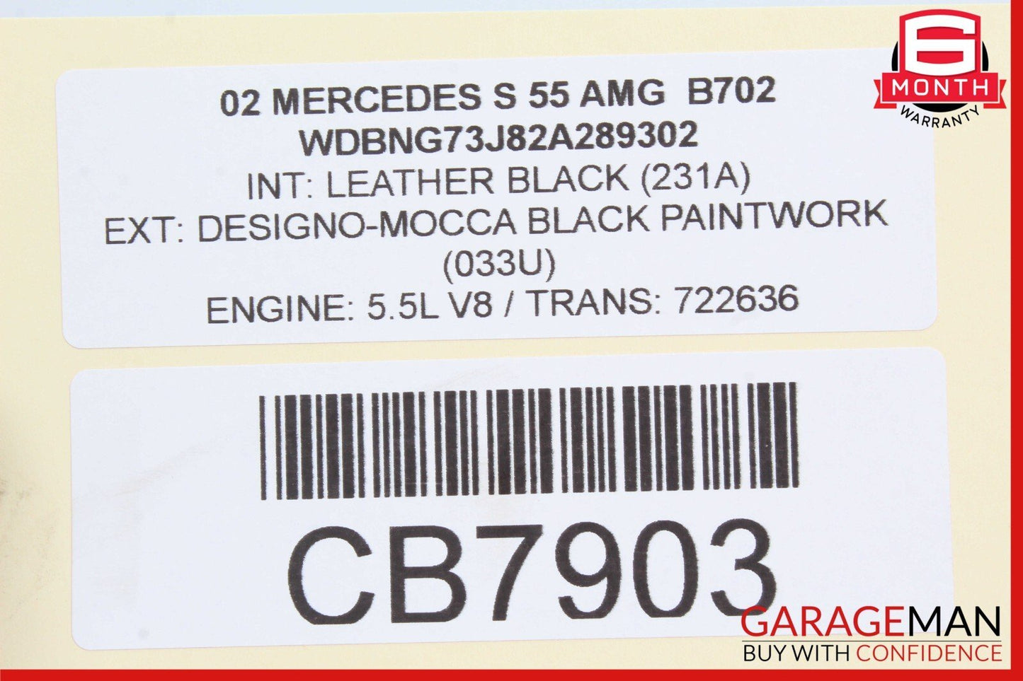 00-06 Mercedes W220 S430 S55 AMG Rear Left Driver Side Seat Control Switch OEM