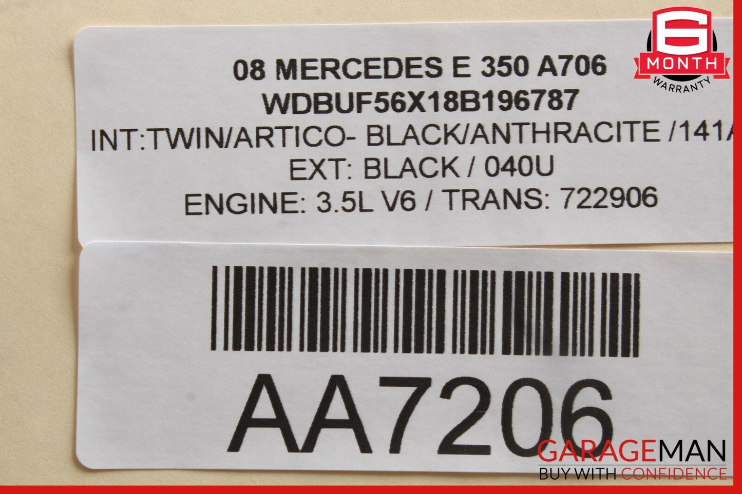 03-09 Mercedes W211 E350 E55 AMG Front Left Door Window Regulator Motor Unit