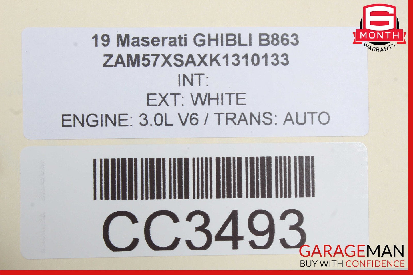 14-22 Maserati Ghibli M157 Rear Left Driver Side Interior Door Panel OEM