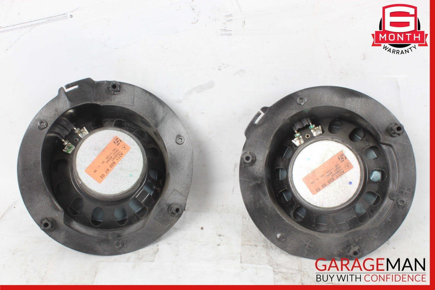 07-09 Mercedes W211 E350 E550 E63 AMG Rear Door Sound Audio Speakers Set of 2 Pc
