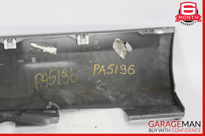 10-13 Mercedes W207 E350 Right Side Rocker Skirt Moulding Trim Panel Silver