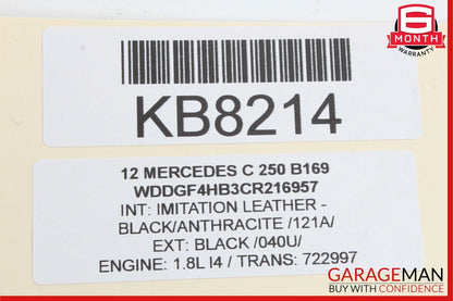 08-15 Mercedes C280 C300 GLK350 Front Left SRS Seat Airbag Air Bag Black