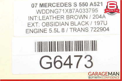 07-13 Mercedes W221 S550 Electronic Park Parking Switch Control Button Module
