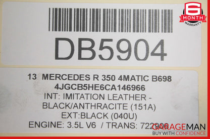 06-13 Mercedes W251 R350 R320 Rear Subframe Sub Frame Crossmember OEM