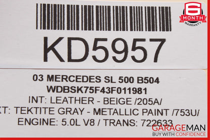 00-06 Mercedes R230 SL500 CLK55 AMG Voice Command Control Module 2208204785 OEM