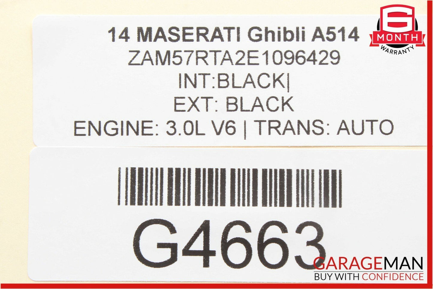 14-17 Maserati Ghibli Front Right & Left Side Dash Tweeter Speaker Cover Set OEM