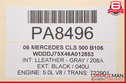 06-11 Mercedes W219 CLS550 CLS55 Front Bumper Reinforcement Radiator Support OEM