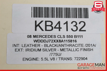 06-11 Mercedes W219 CLS550 Front Left Door Lock Latch Actuator Keyless Go OEM