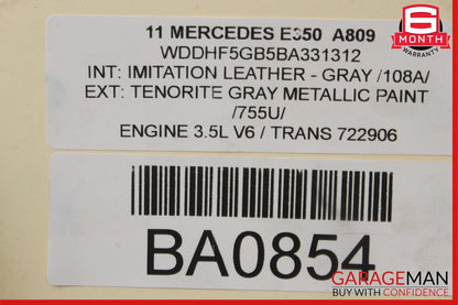 08-17 Mercedes C300 E350 Trunk Lid Latch Lock Actuator w/ Cylinder Lock Latch