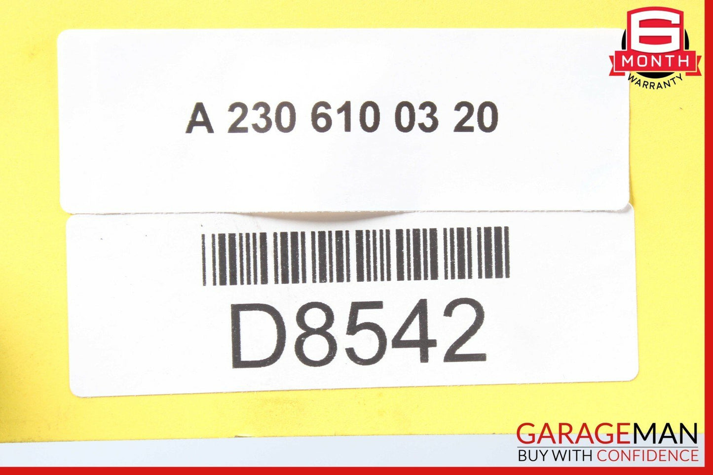 03-11 Mercedes R230 SL550 SL600 Rear Bumper Reinforcement Rebar Impact Bar Rebar