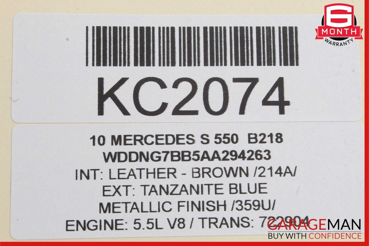07-13 Mercedes W221 S550 Center Dash A/C Air Vent Trim Clock Assembly OEM