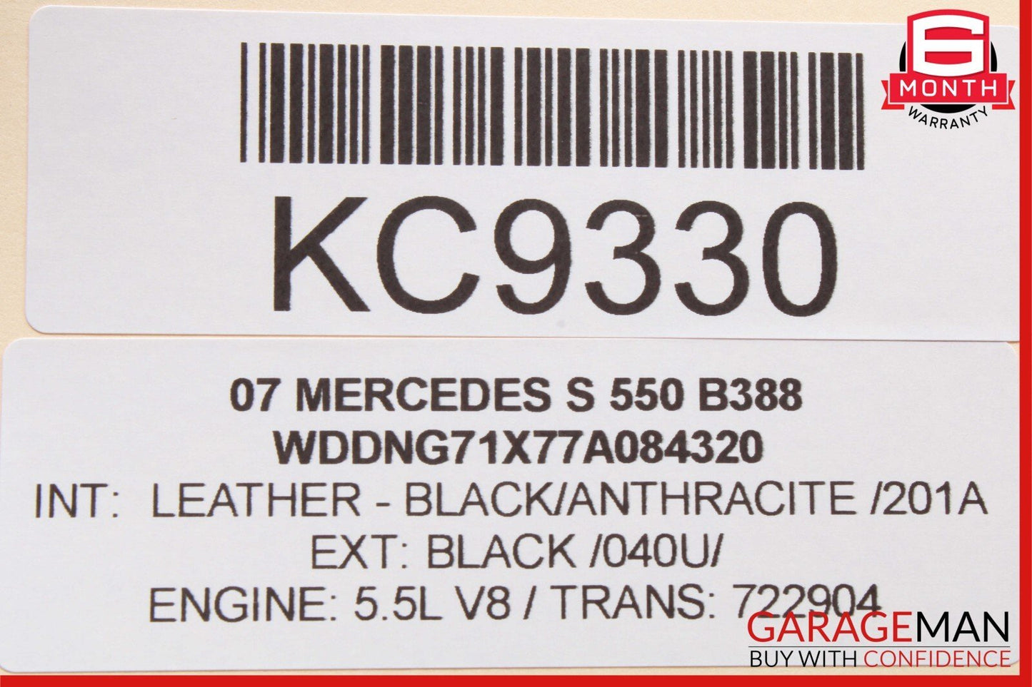 07-13 Mercedes W221 S550 S350 Front Right Side Door Control Module Unit OEM