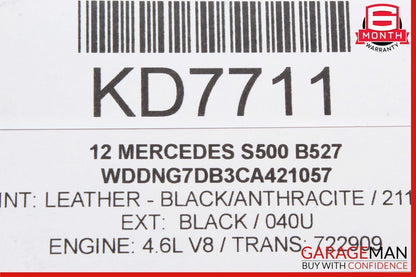 07-14 Mercedes S500 CL550 Front Left Dash AC A/C Air Vent Grille Trim Black