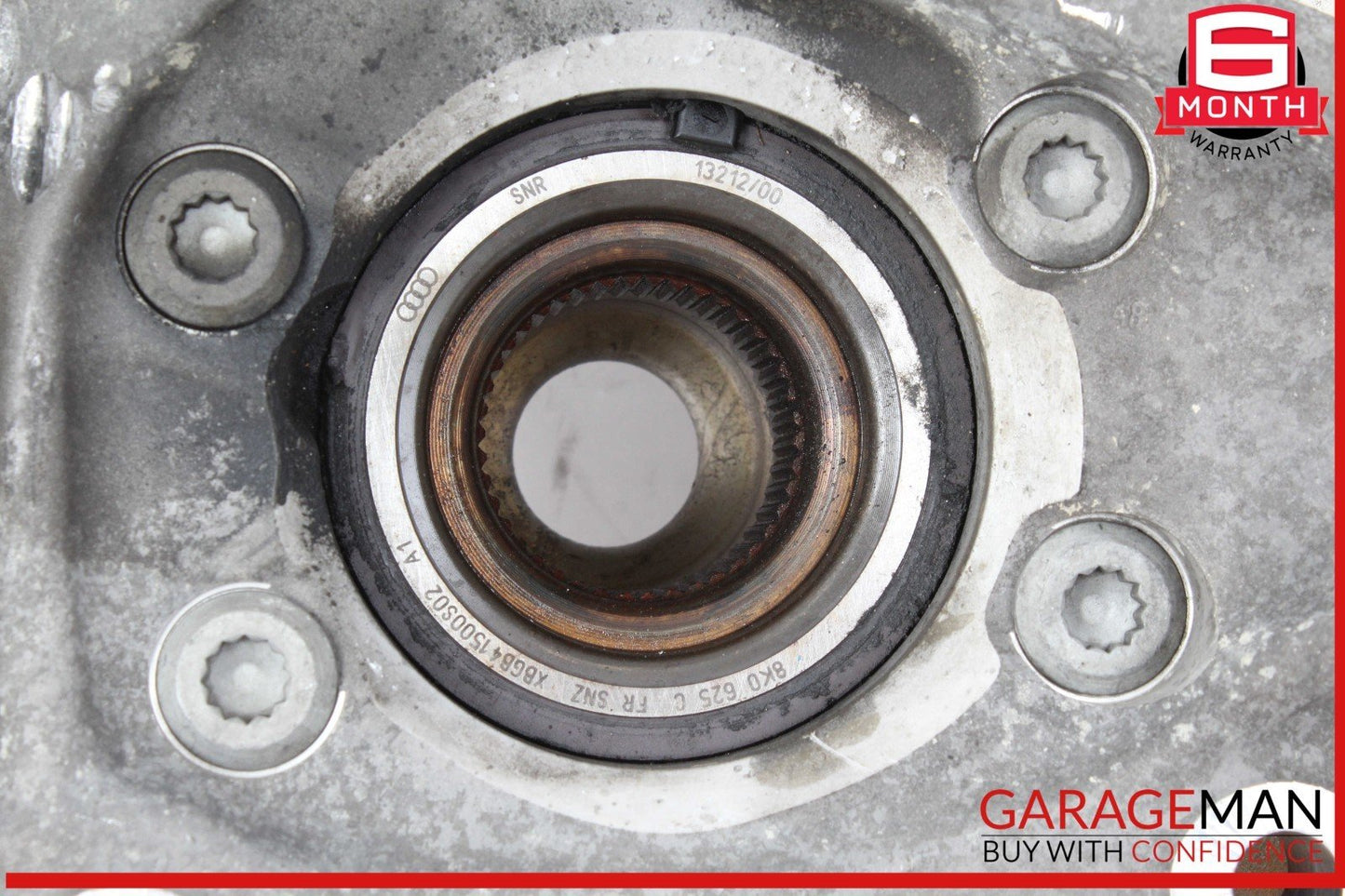 13-17 Audi A4 SQ5 Front Right Side Spindle Knuckle Wheel Hub w/ Disc Rotor OEM