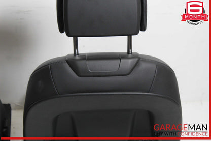 17-19 Audi A4 Front Complete Seat Cushion Cover Assy Set of 2 Pc OEM