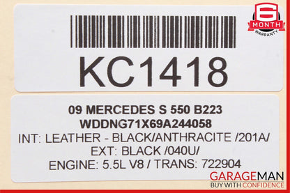 07-13 Mercedes W221 S550 S350 Front Right Side Exterior Door Handle Keyless Go