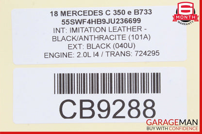 15-20 Mercedes W205 C350e C300 Right Exterior Door Handle Keyless Go OEM