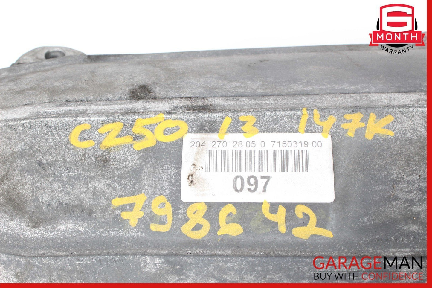 12-15 Mercedes C250 SLK250 7G Automatic Transmission Tranny Assy 722.997 147k
